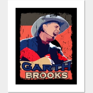 garth brooks on colors Posters and Art